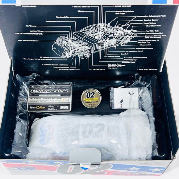 Team Caliber #2 Daytona 500 2002 Grand Prix Pontiac NASCAR Diecast 1:24 - Picture 16 of 16